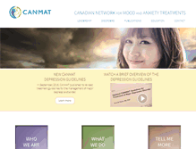 Tablet Screenshot of canmat.org